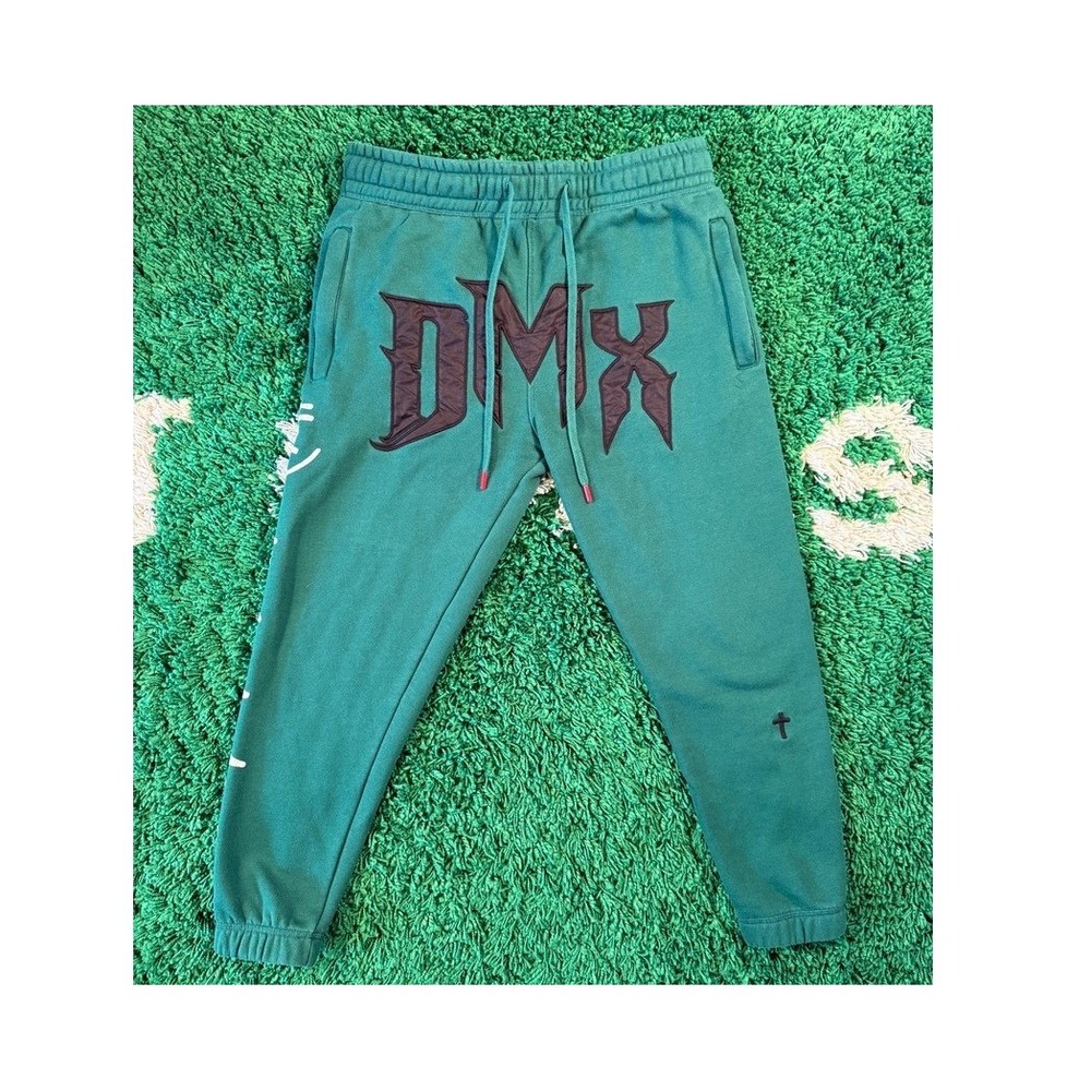 Shoe Palace DMX Sweatpants Mens Medium Teal Green Excellent Exodus 1:7 Joggers